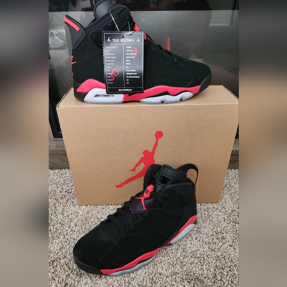 BRAND NEW AUTHENTIC AIR JORDAN 6 SALESMAN SAMPLE SIZE 8 main image 5